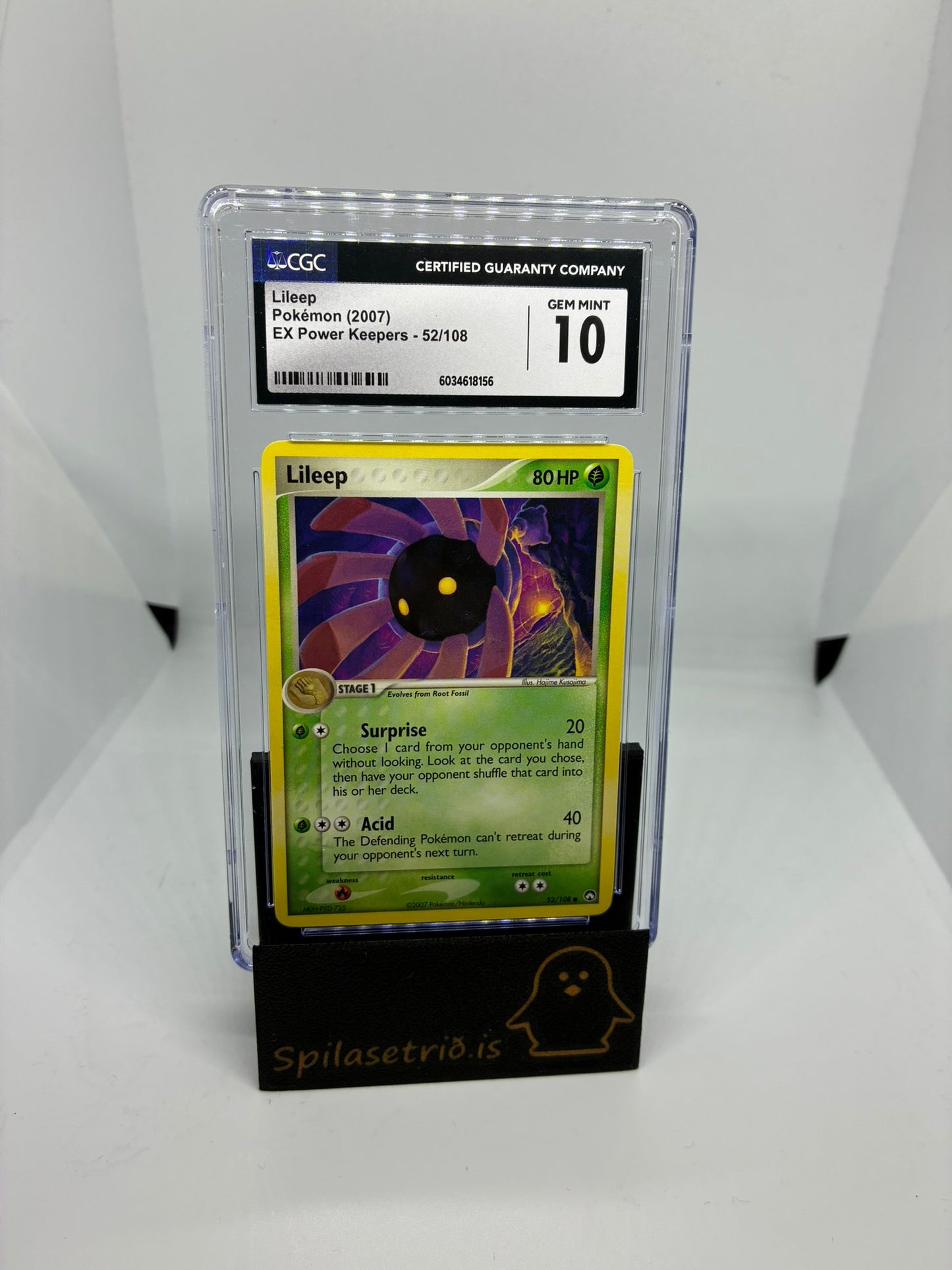 Lileep #52 Pokemon Power Keepers CGC 10
