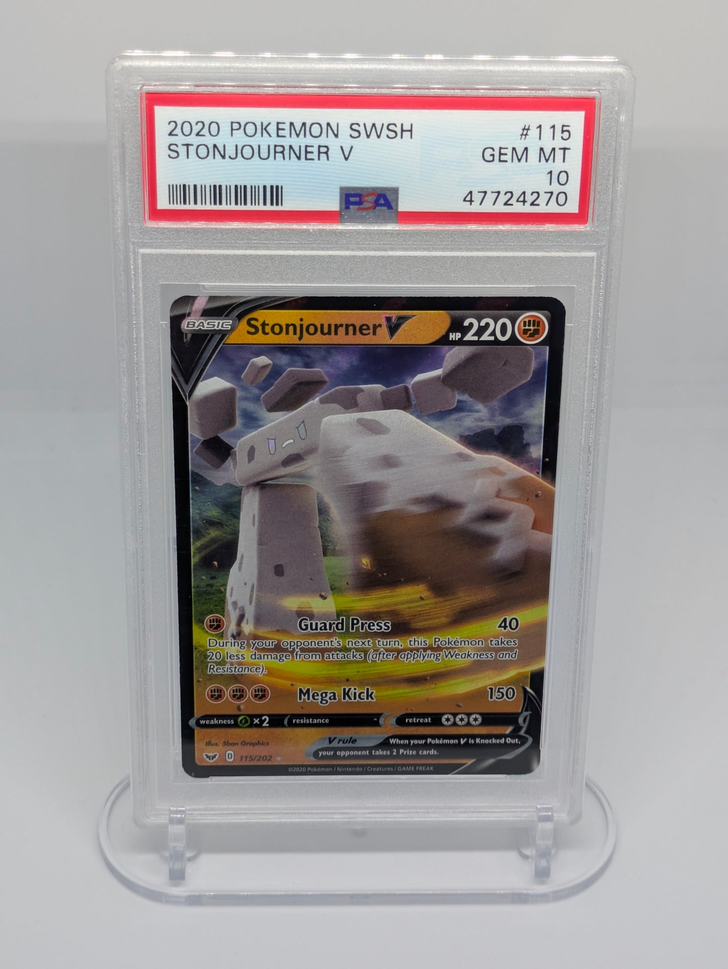 Stonjourner V - #115 PSA 10