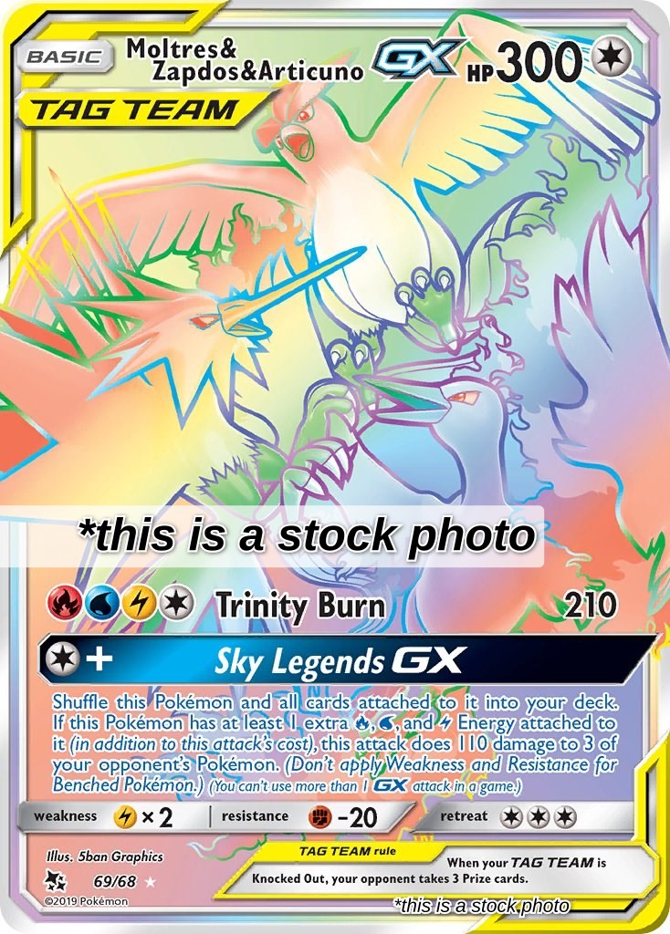 Moltres & Zapdos & Articuno GX (Secret)