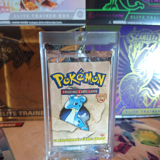 1st Edition Fossil Booster Pakki (Lapras)