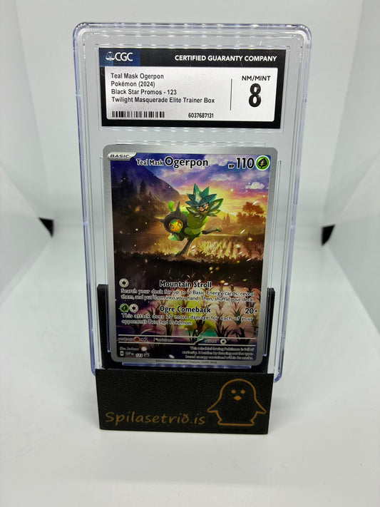 Teal Mask Ogerpon #123 Pokemon Promo CGC 8