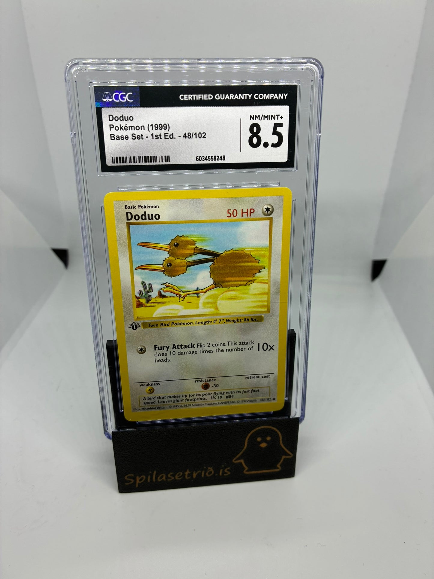 Doduo [1st Edition] #48 Pokemon Base Set CGC 8.5