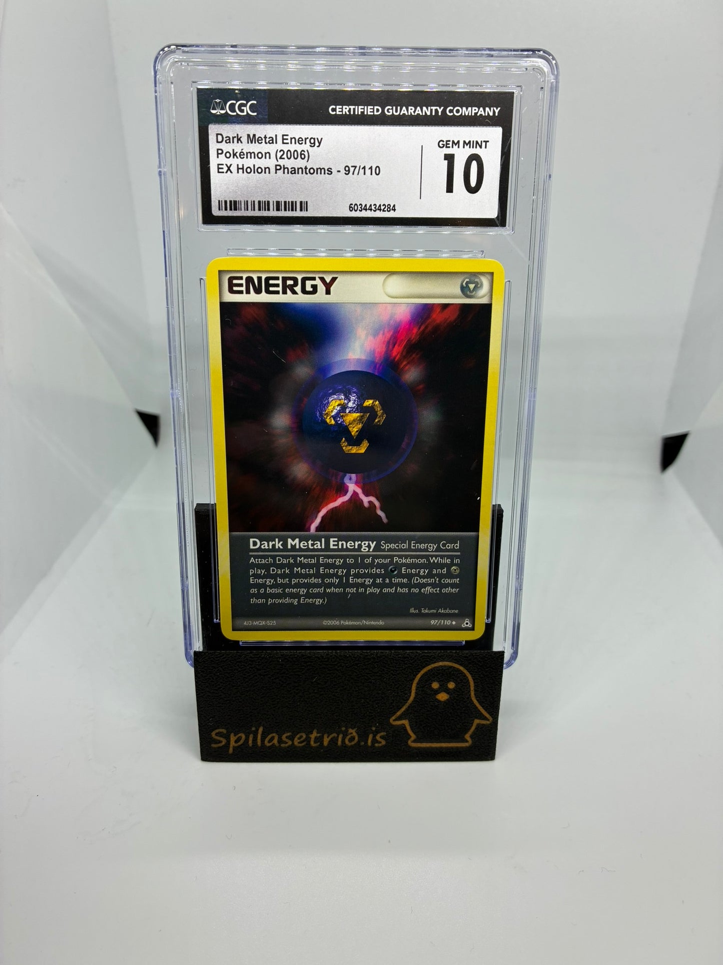 Dark Metal Energy #97 Pokemon Holon Phantoms CGC 10