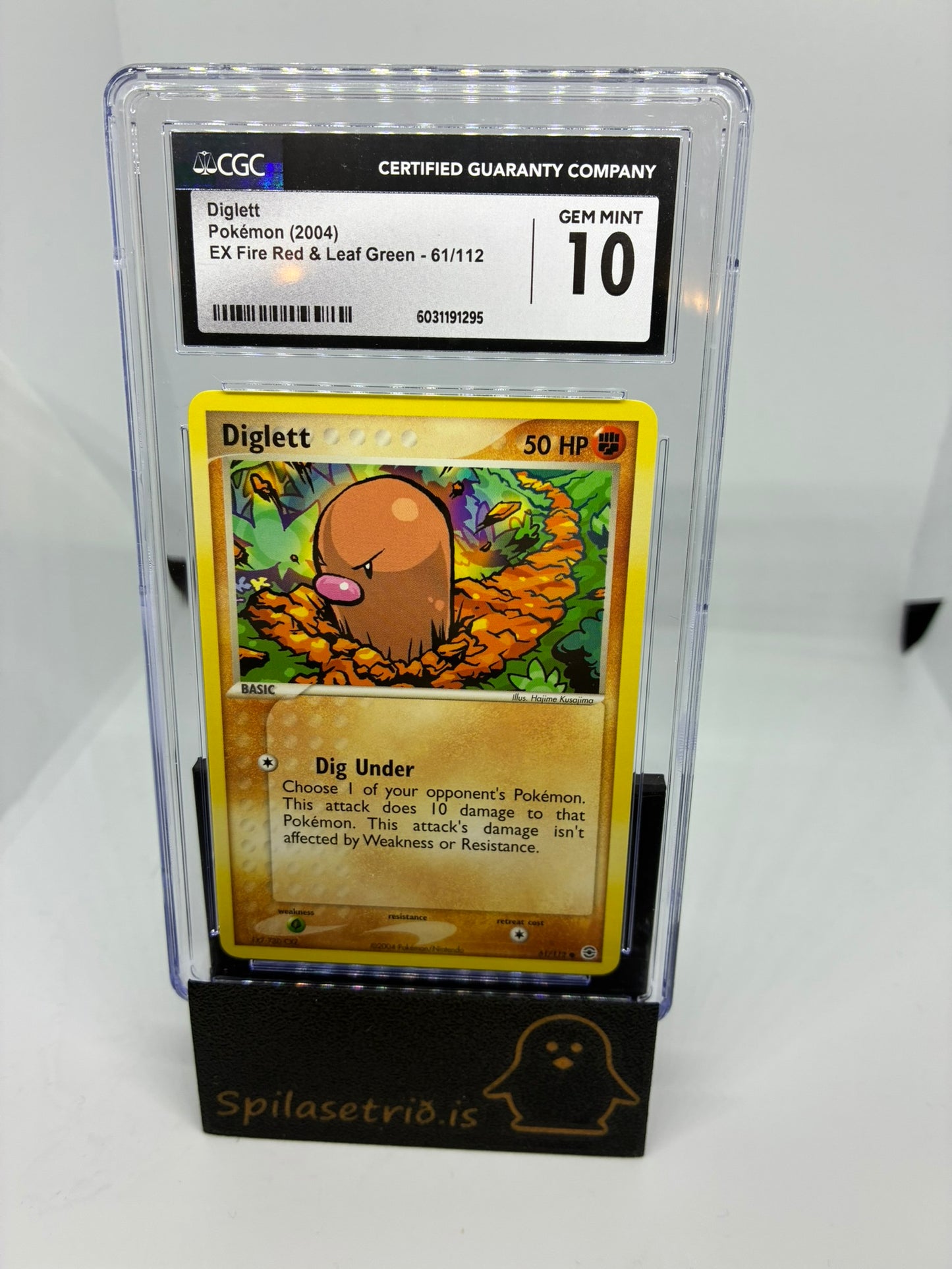 Diglett #61 Pokemon Fire Red & Leaf Green CGC 10