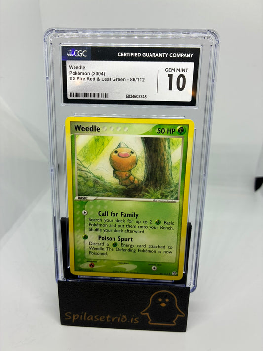 Weedle #86 Pokemon Fire Red & Leaf Green CGC 10