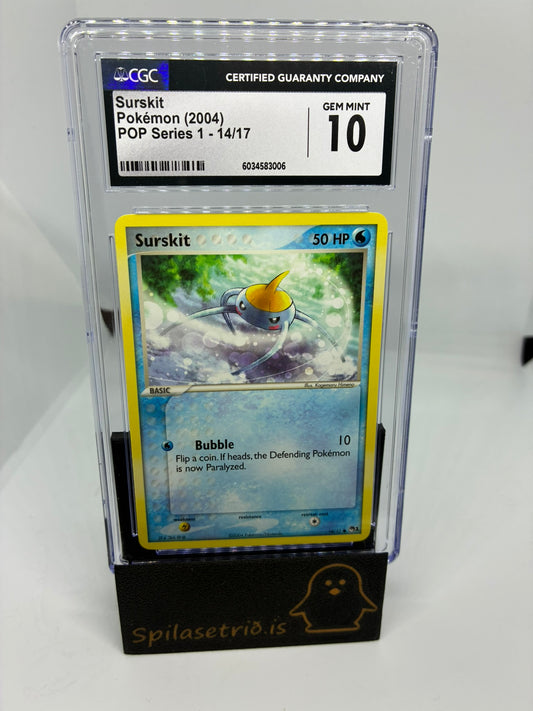 Surskit #14 Pokemon POP Series 1 CGC 10