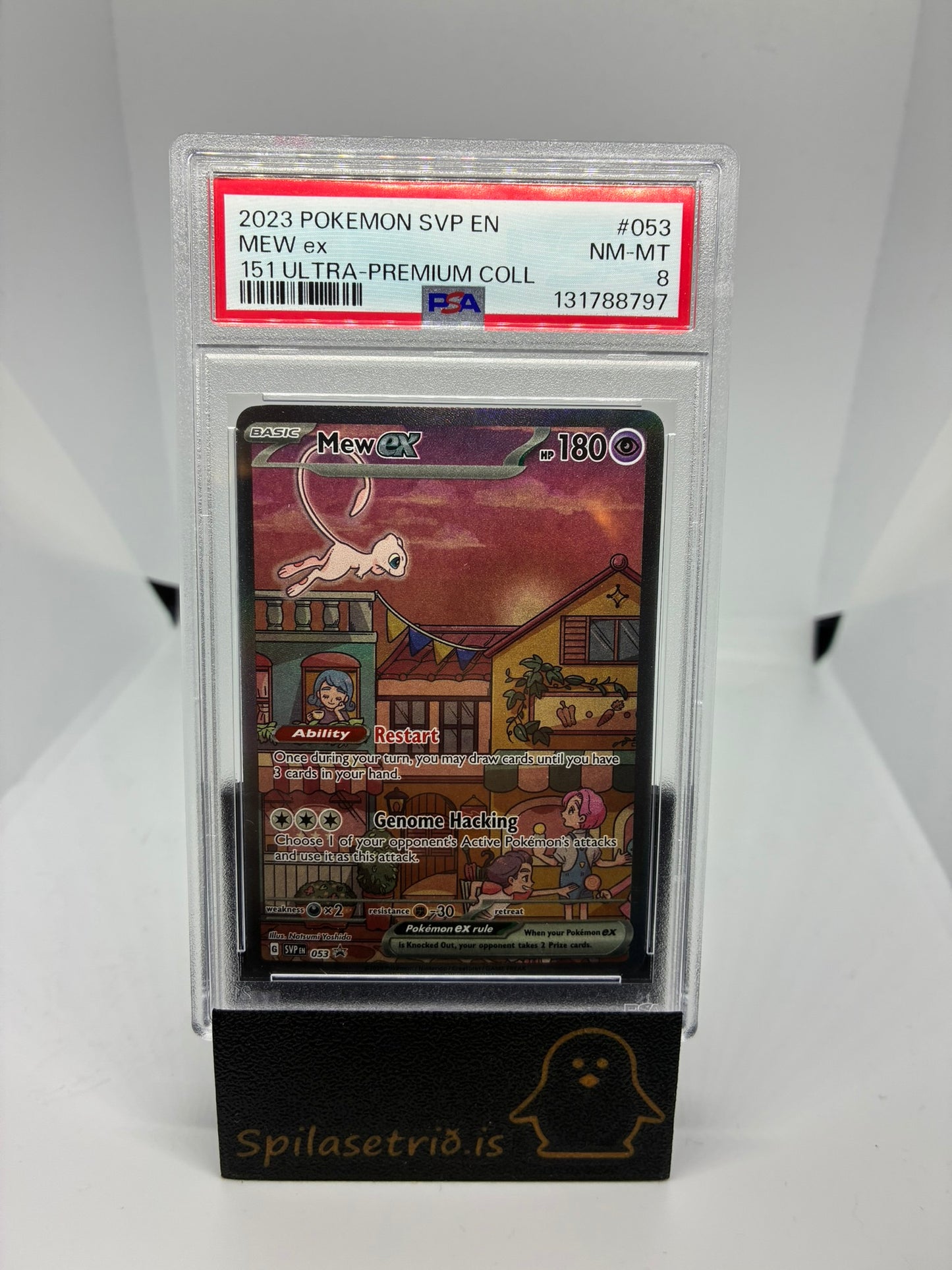 Mew ex #53 Pokemon Promo PSA 8