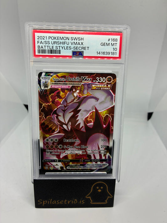 Single Strike Urshifu VMAX #168 Pokemon Battle Styles PSA 10