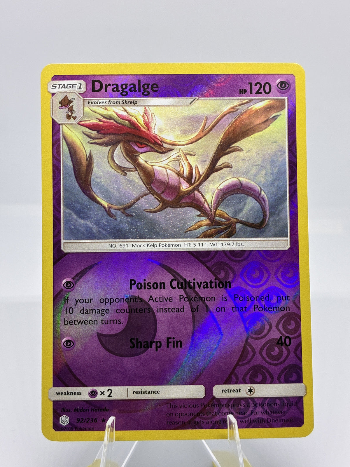 Dragalge [SM12 - 92/236] - Reverse Holofoil