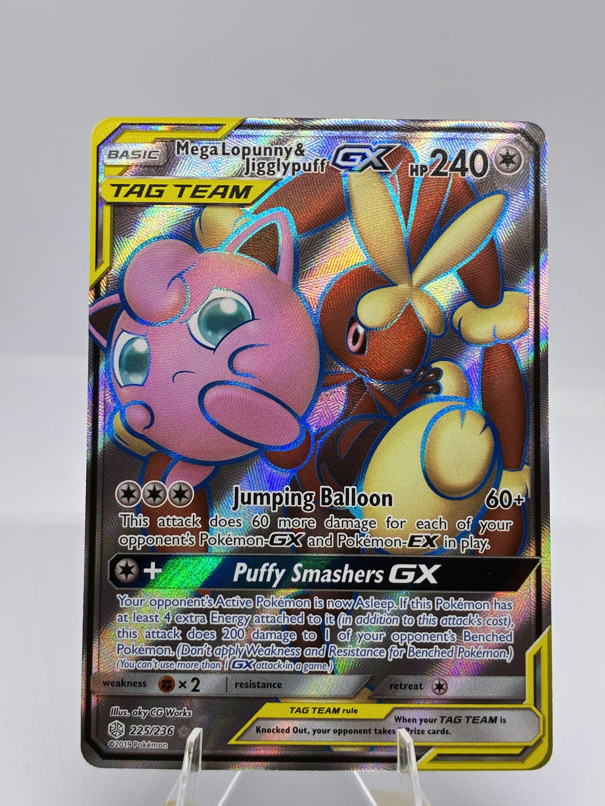 Mega Lopunny & Jigglypuff GX (Full Art)